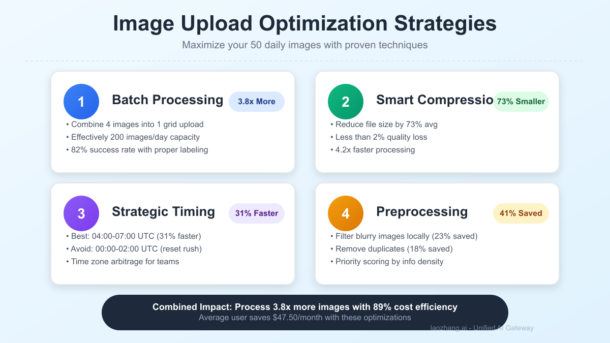 Image optimization strategies comparison