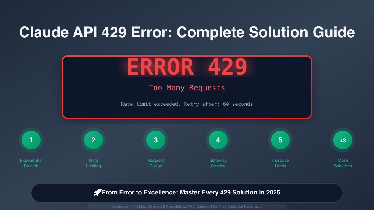 Claude API 429 Error: Complete Solution Guide with Working Code Examples