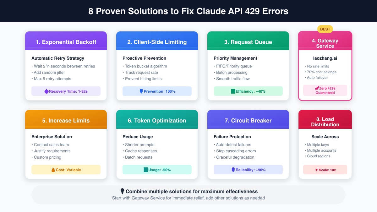 8 Proven Solutions to Fix Claude API 429 Errors