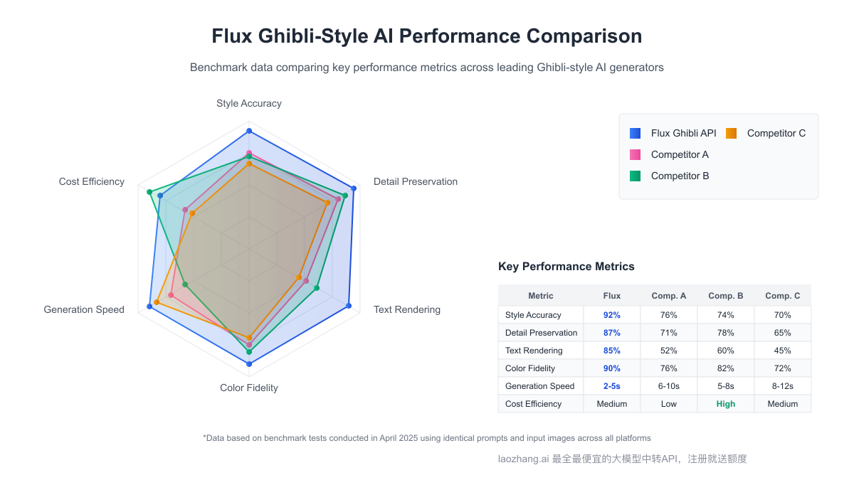 Flux Ghibli-Style Performance Comparison