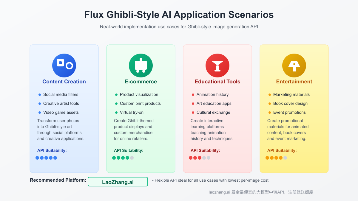 Flux Ghibli-Style AI Application Scenarios