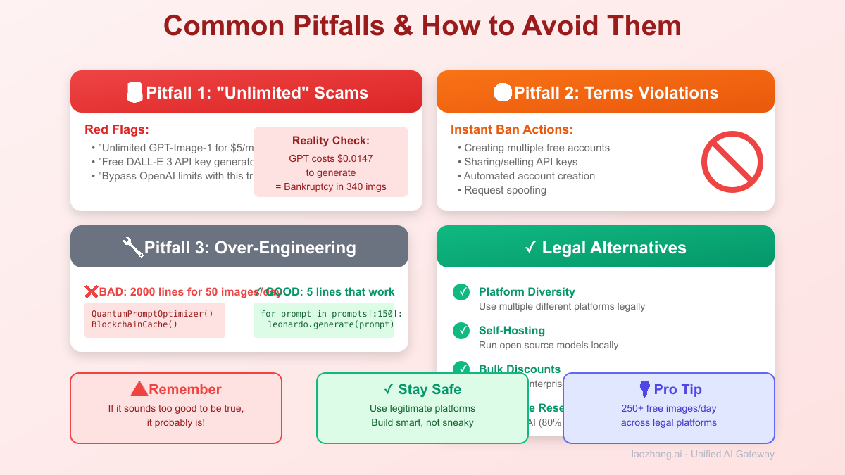 Common pitfalls infographic