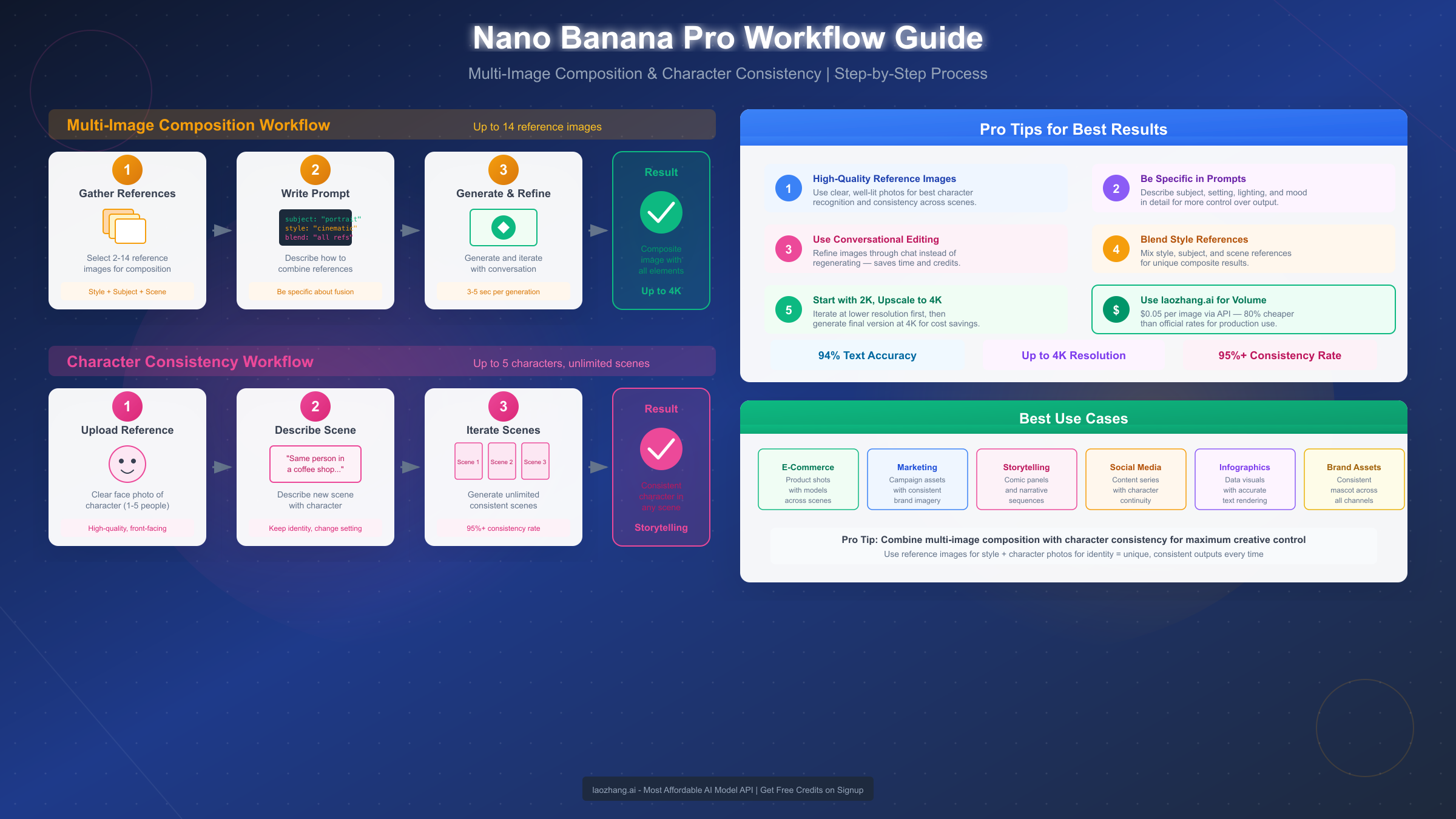 Multi-Image and Character Consistency Workflows