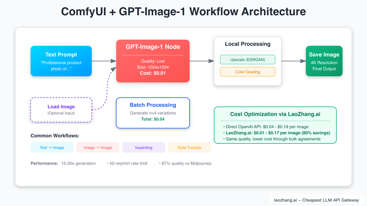 ComfyUI GPT-Image-1 Workflow Diagram
