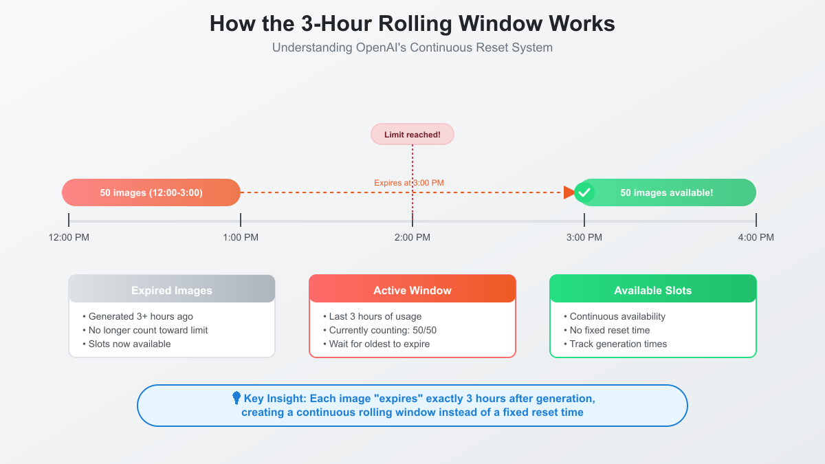 How the 3-Hour Rolling Window Works