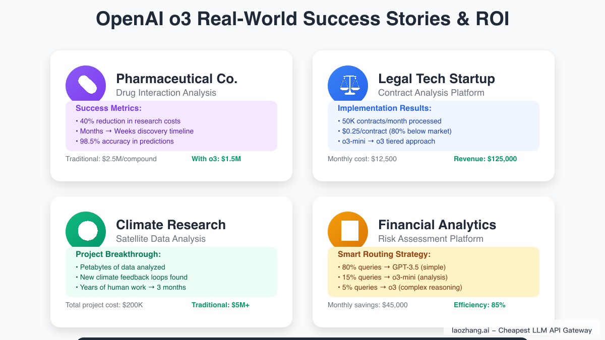 OpenAI o3 Real-World Use Cases and Cost Savings