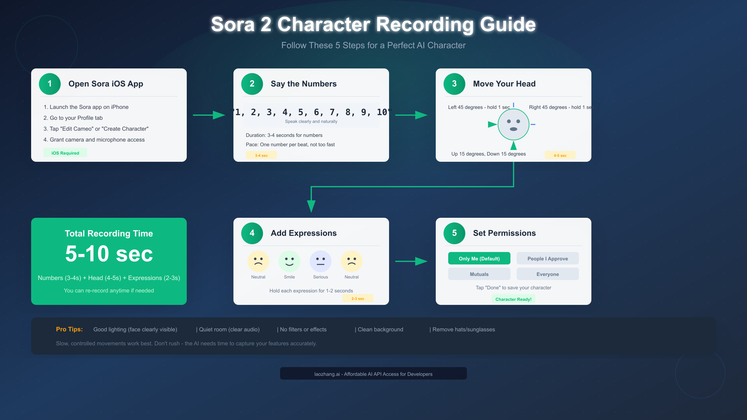 Sora 2 Character Recording Guide