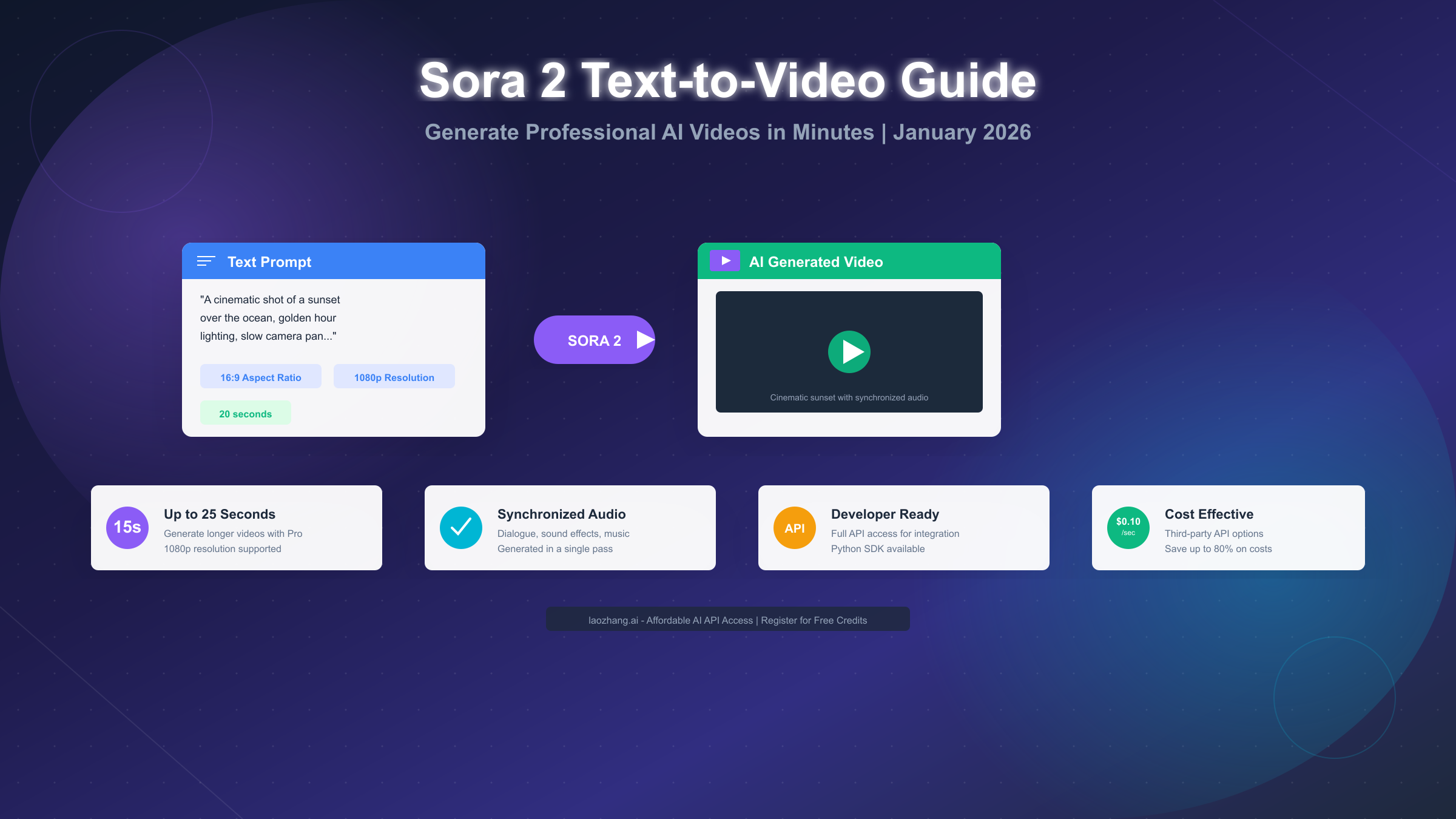 Sora 2 text-to-video generation complete tutorial guide