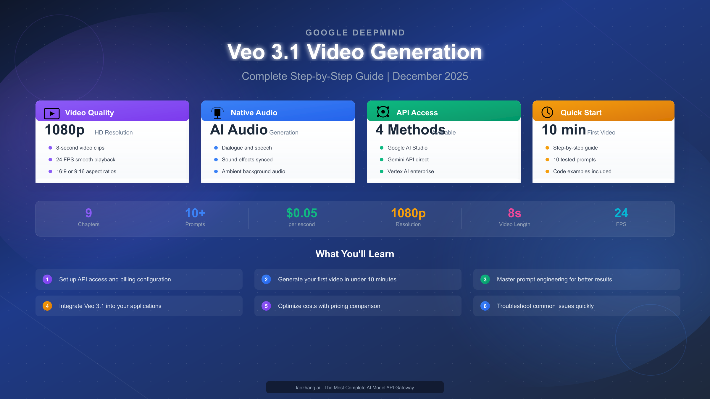 Veo 3.1 Video Generation Complete Guide