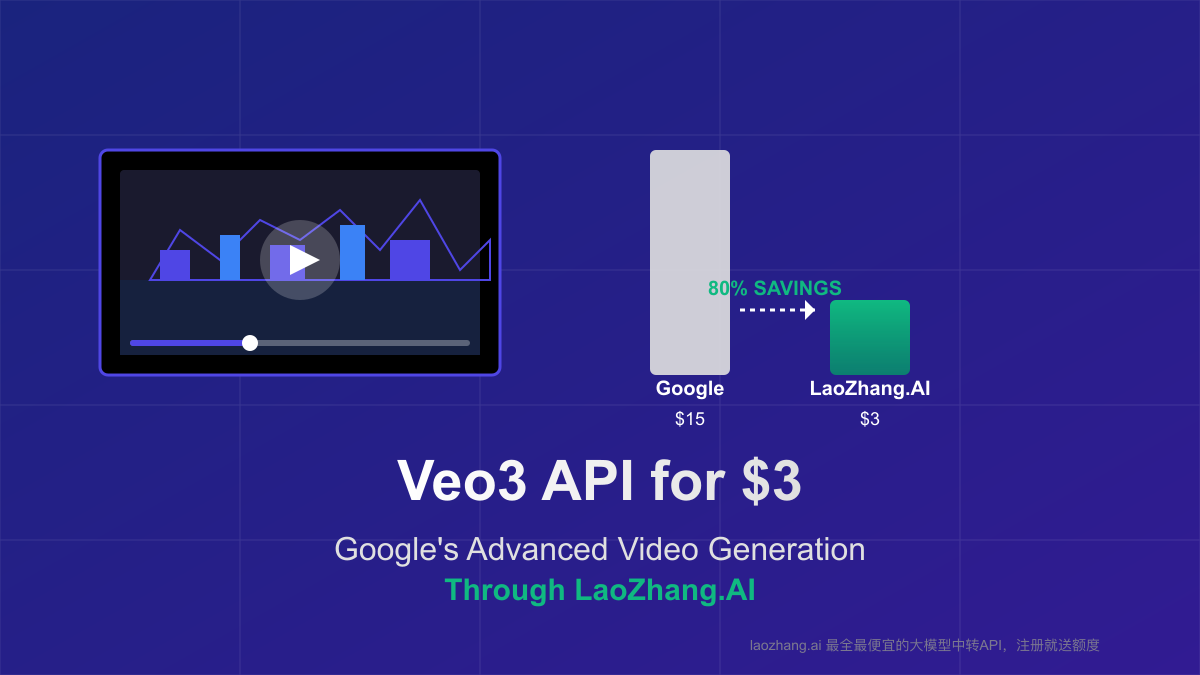 Veo3 API for $3: Access Google's Advanced Video Generation Through LaoZhang.AI