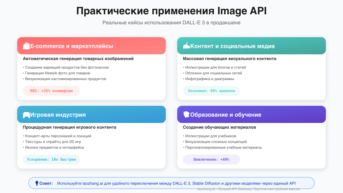 Практические применения Image API
