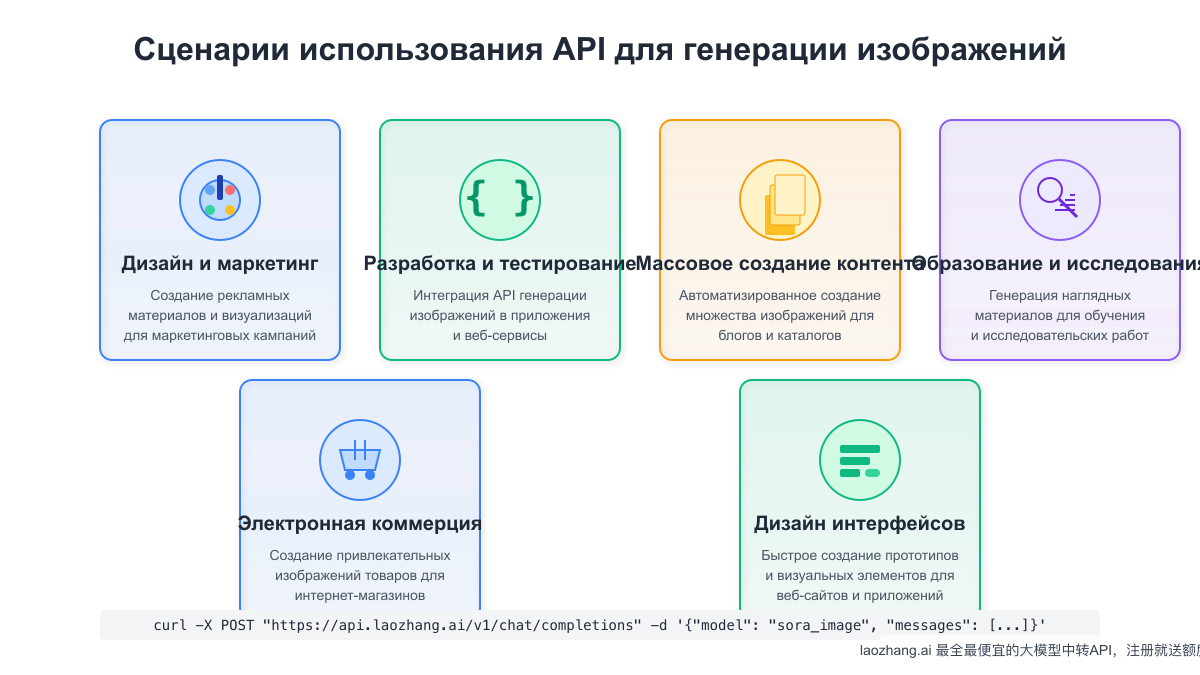 Примеры использования API для генерации изображений