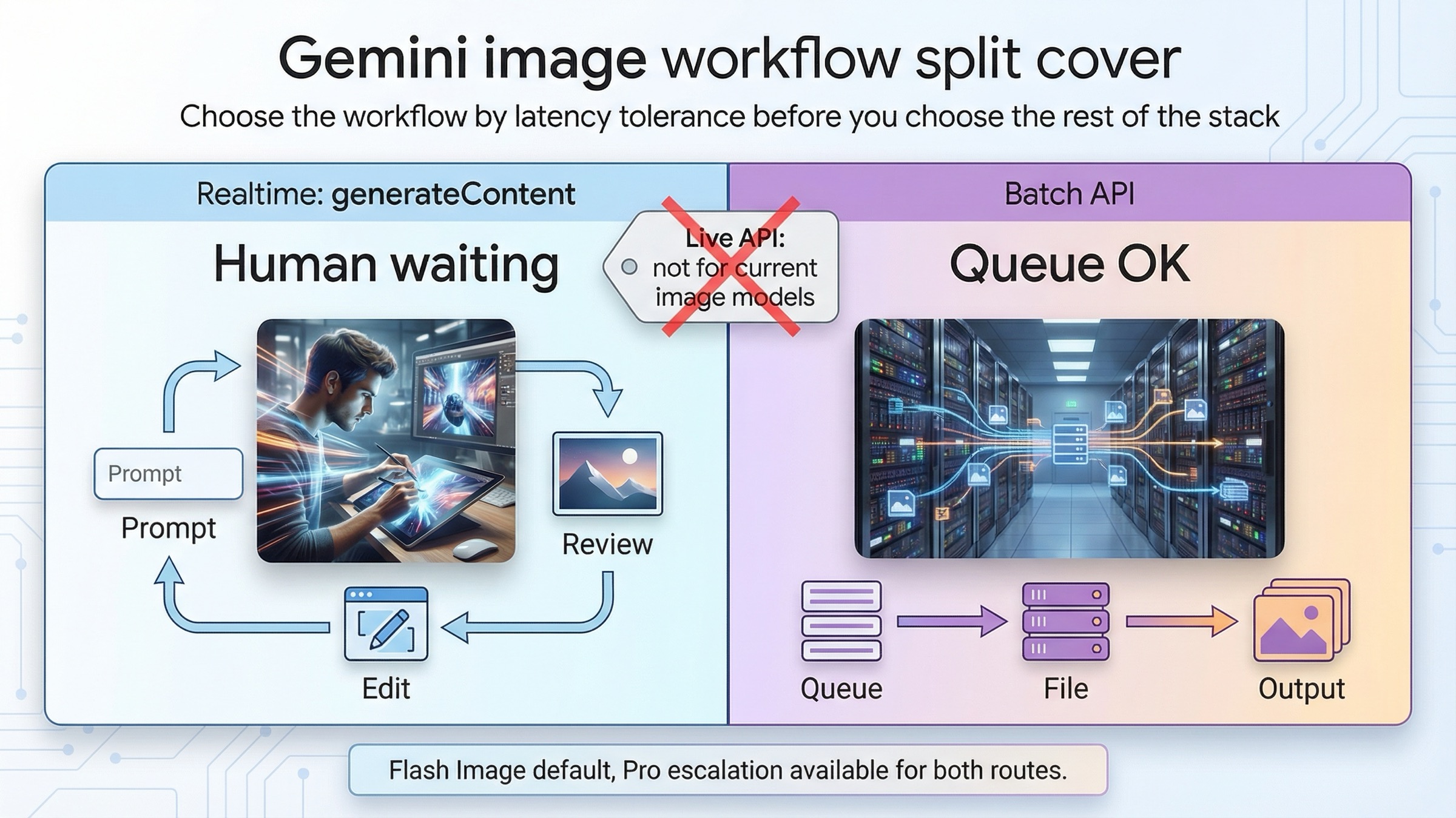 Генерация изображений в Gemini: Batch API или realtime workflow?