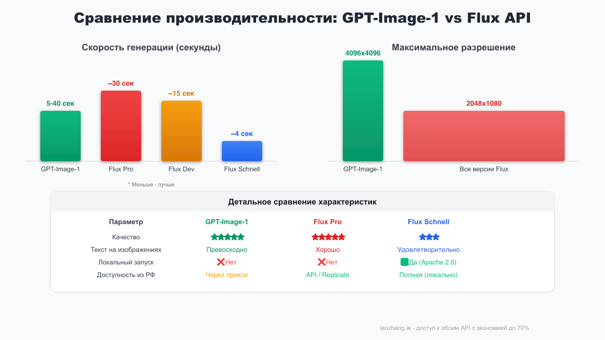 Сравнение производительности версий