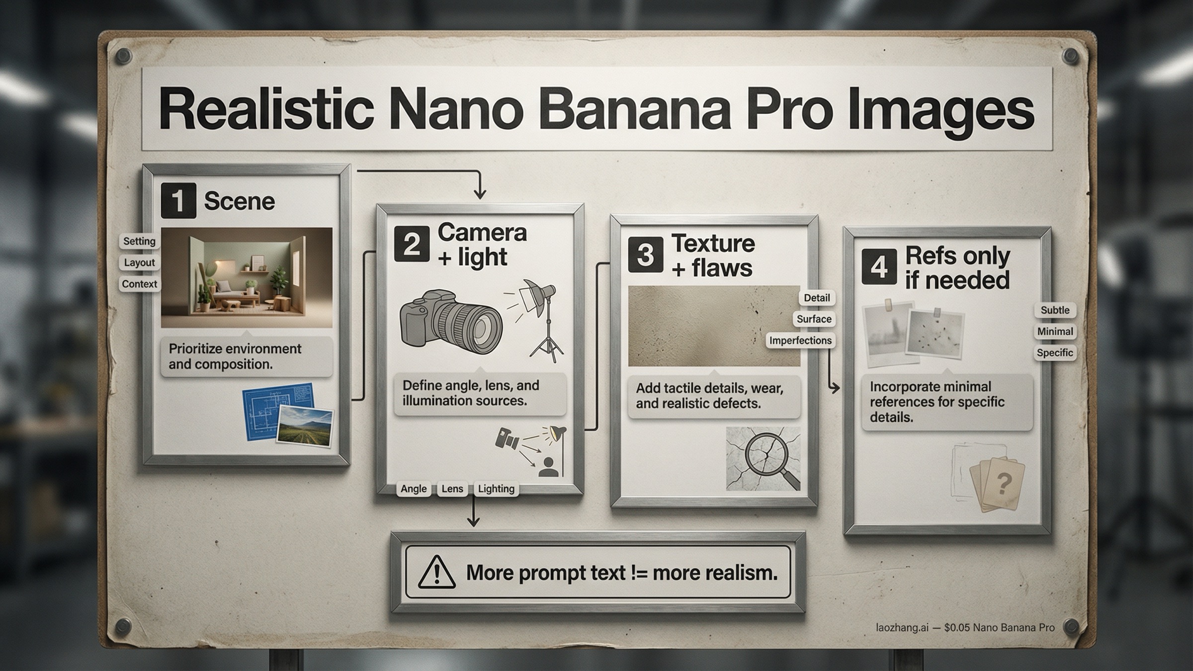 Nano Banana Pro Realistic Images: формула промпта и исправления (2026)