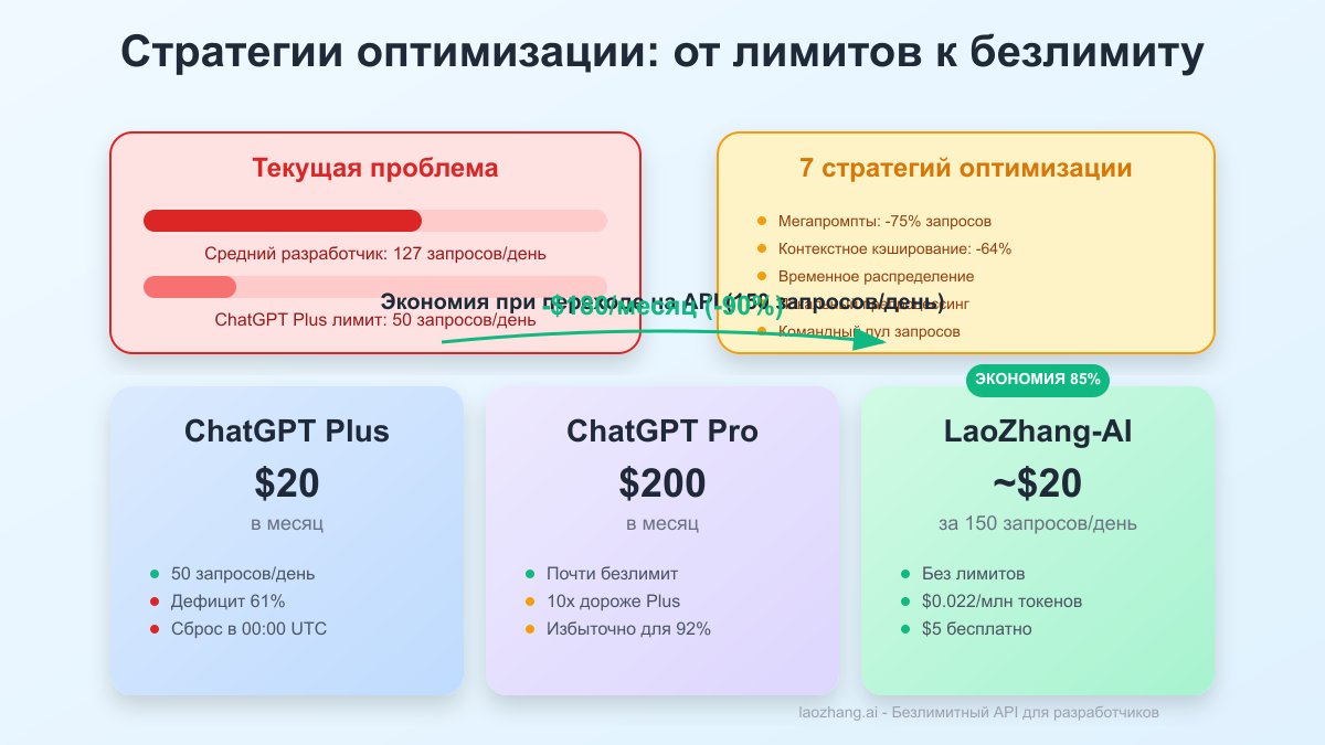 Стратегии оптимизации использования дневного лимита запросов