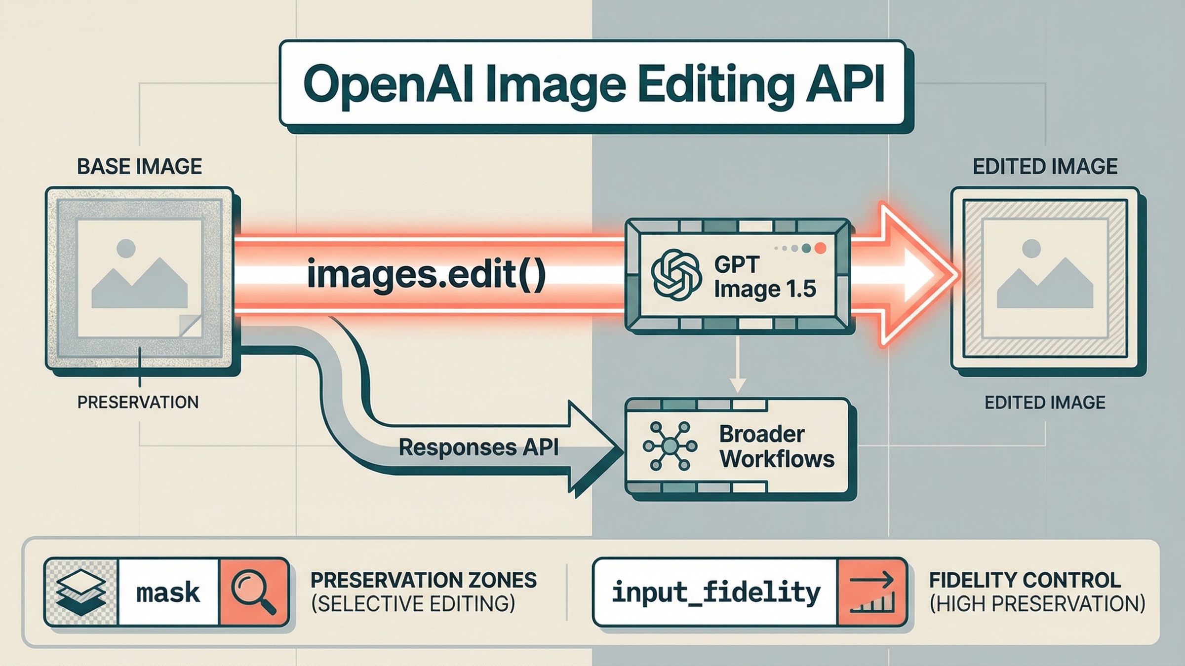 OpenAI Image Editing API: как использовать `images.edit()` без ложных ожиданий от mask