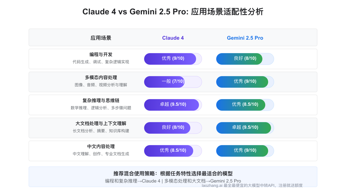 不同应用场景的适配性分析