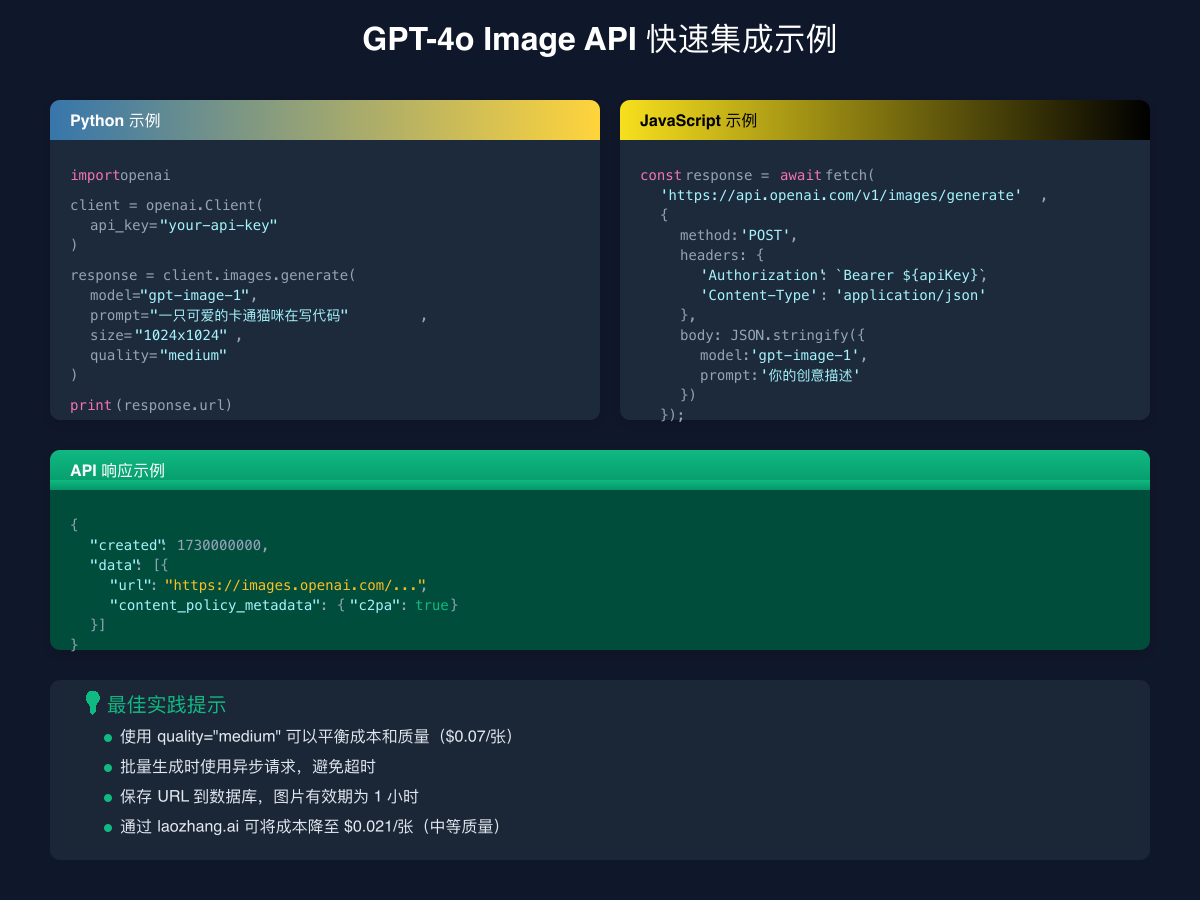 GPT-4o Image API代码示例